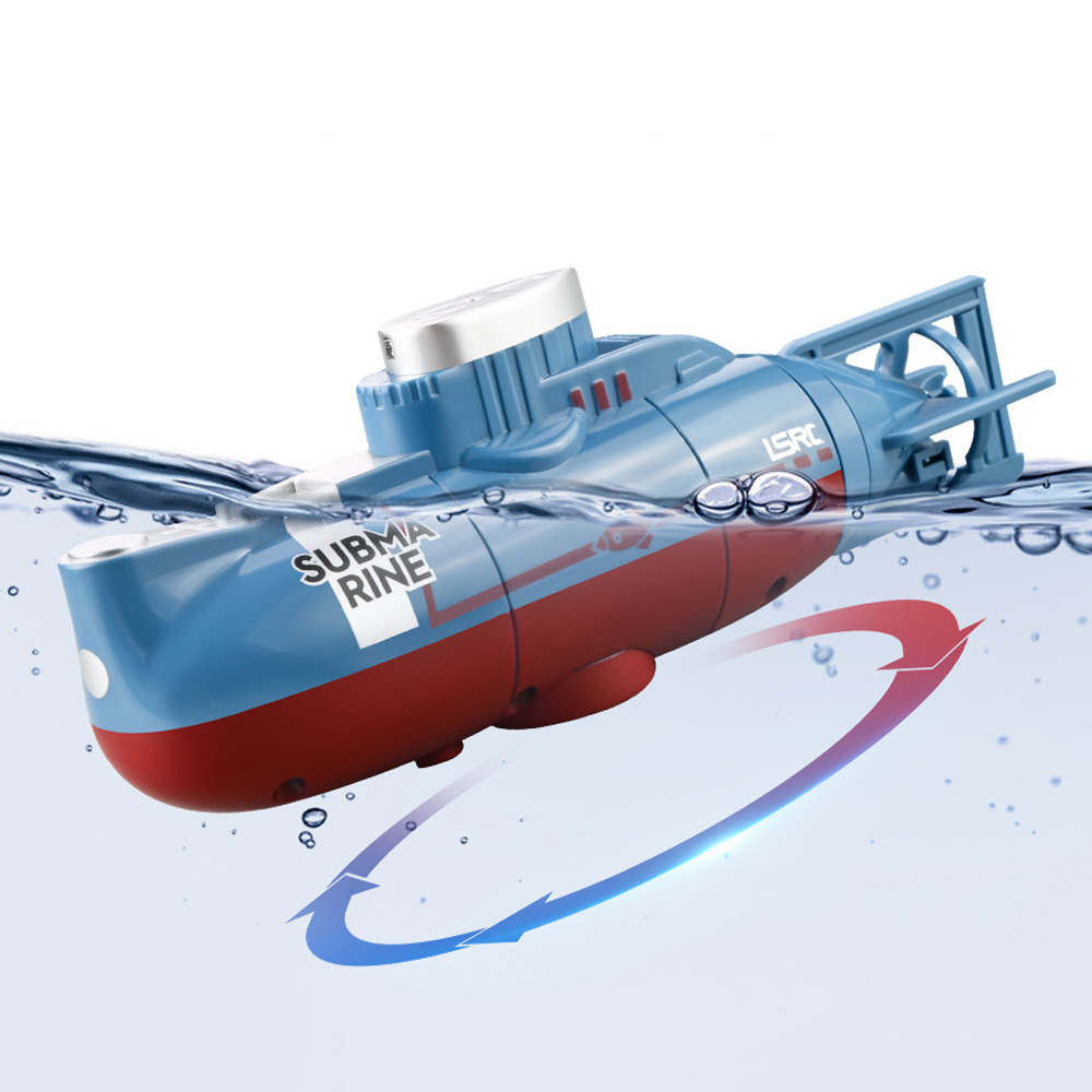 Outdoor Adventure Kids - シミュレーションミニRC潜水艦 速度0.1m/s リモコンボート 防水ホバーダイビングボート アウトドアキッズアドベンチャートイギフト