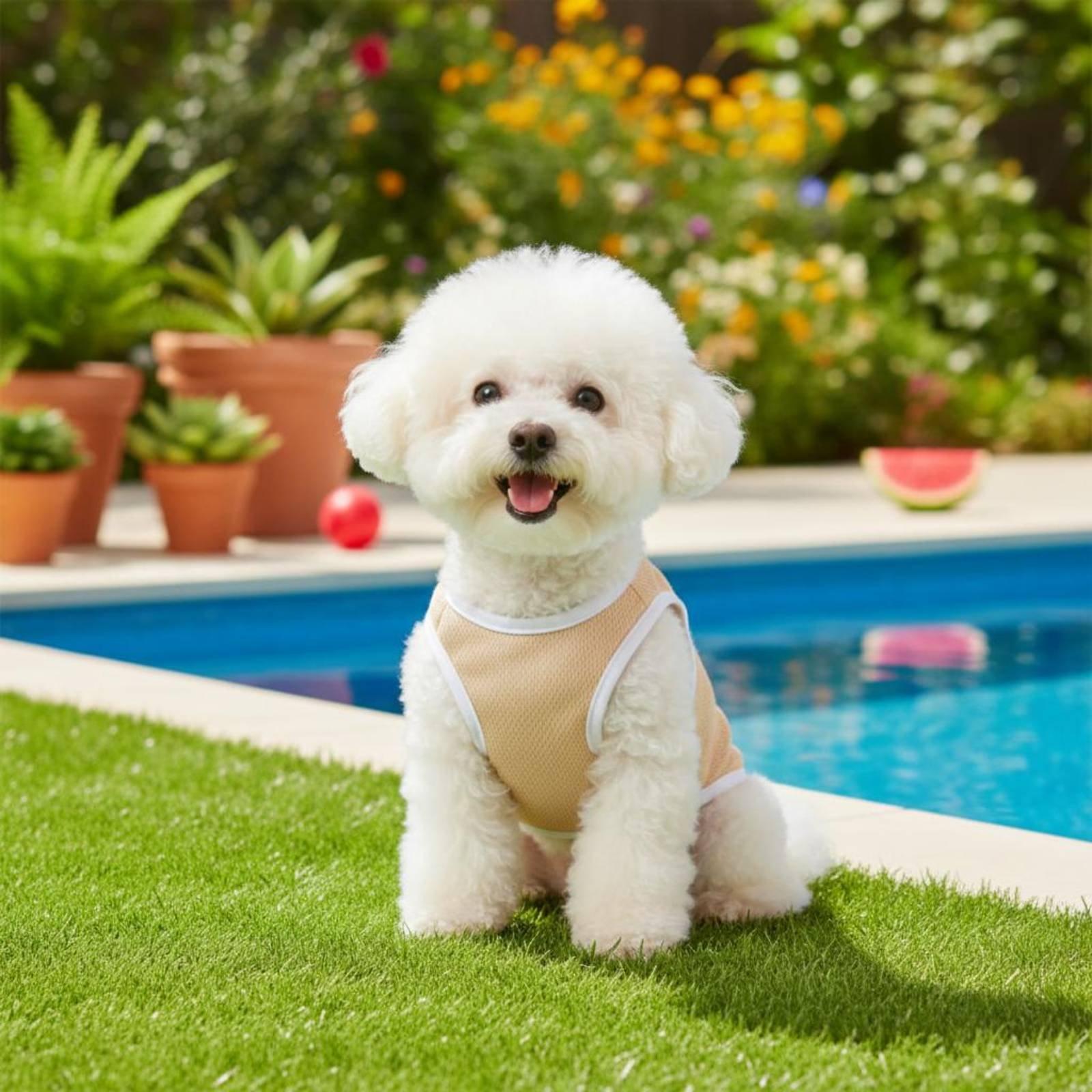 Outdoor Adventure Boys - 犬用ペットメッシュベスト、暑さ対策、アウトドアアドベンチャーシャツ、日焼け防止、軽量