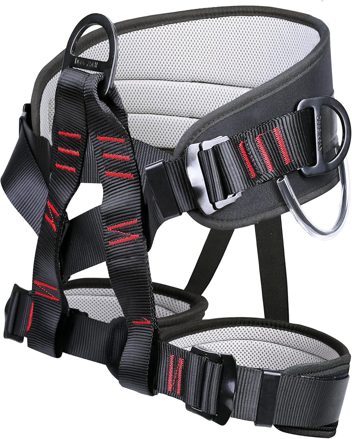 Harness Climbing Adjustable - 調整可能なクライミングハーネス（消防救助、ロッククライミング、ツリークライミング用）腰部サポート安全装備セット