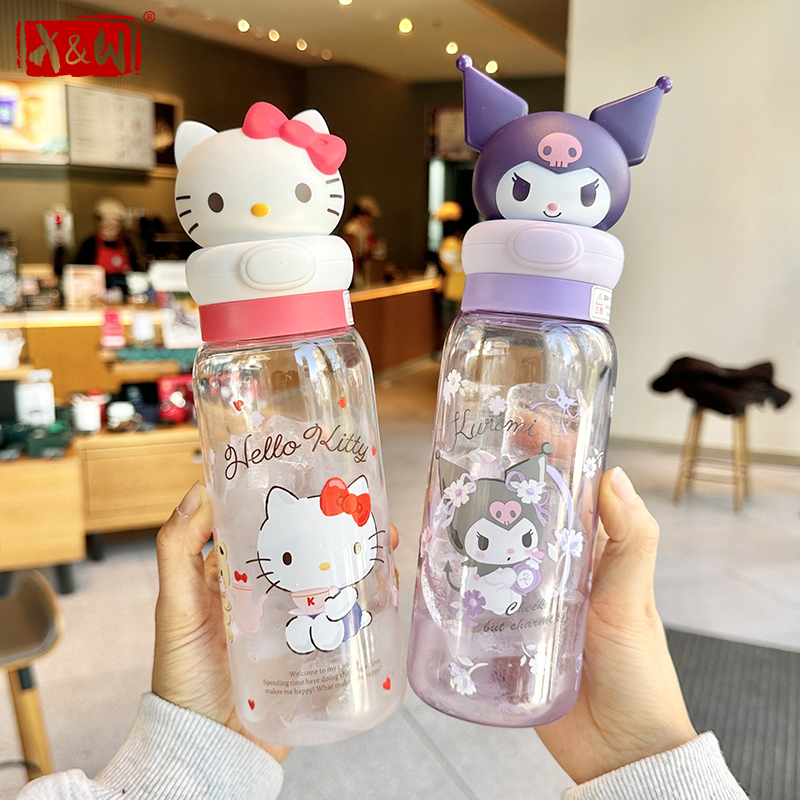 Outdoor Adventure Kids - X&W カワイイ サンリオ ドール 透明カップ 漫画