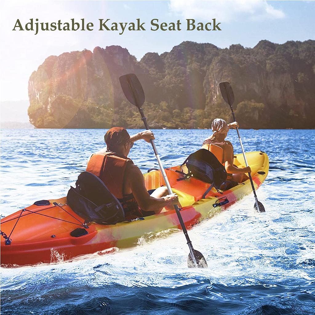 Outdoor Adventure Kayak - インフレータブルボート用背もたれ 子供用カヤックシート 耐久性のあるナイロン製 調節可能なマリンクッションパッド アウトドアカヌーの冒険に最適