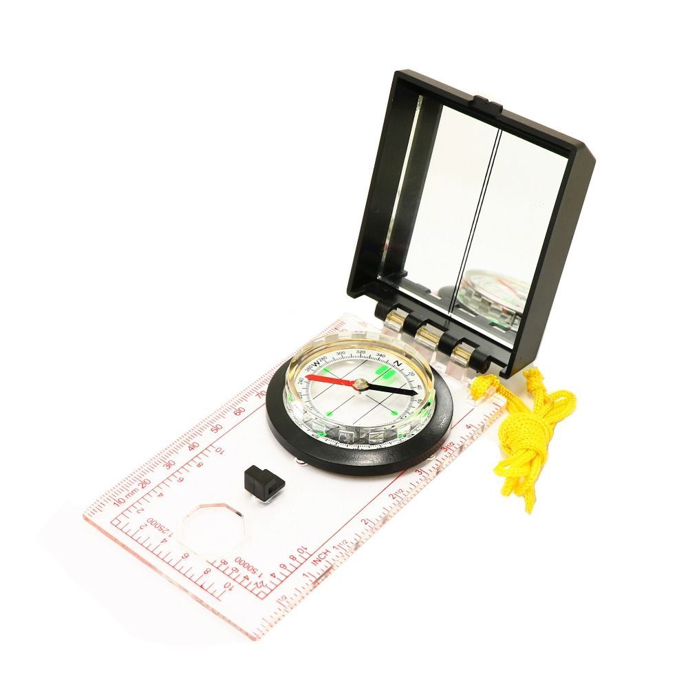 オリエンテーリング用親指コンパス アウトドア用品 ミニ定規  - Map Compass Orienteering のレビューと価格