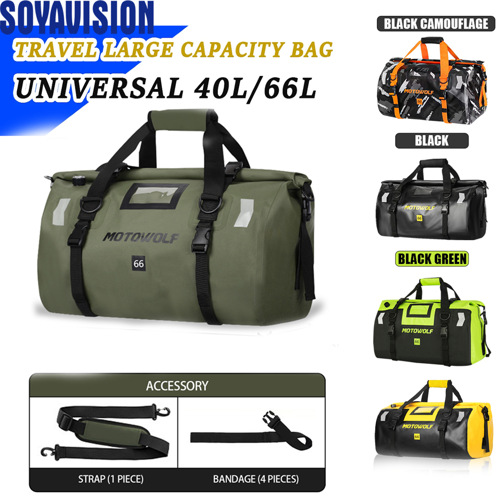防水ダッフルバッグ 40L/66L オートバイ旅行用ドライバ - Outdoor Adventure Kayak のレビューと価格