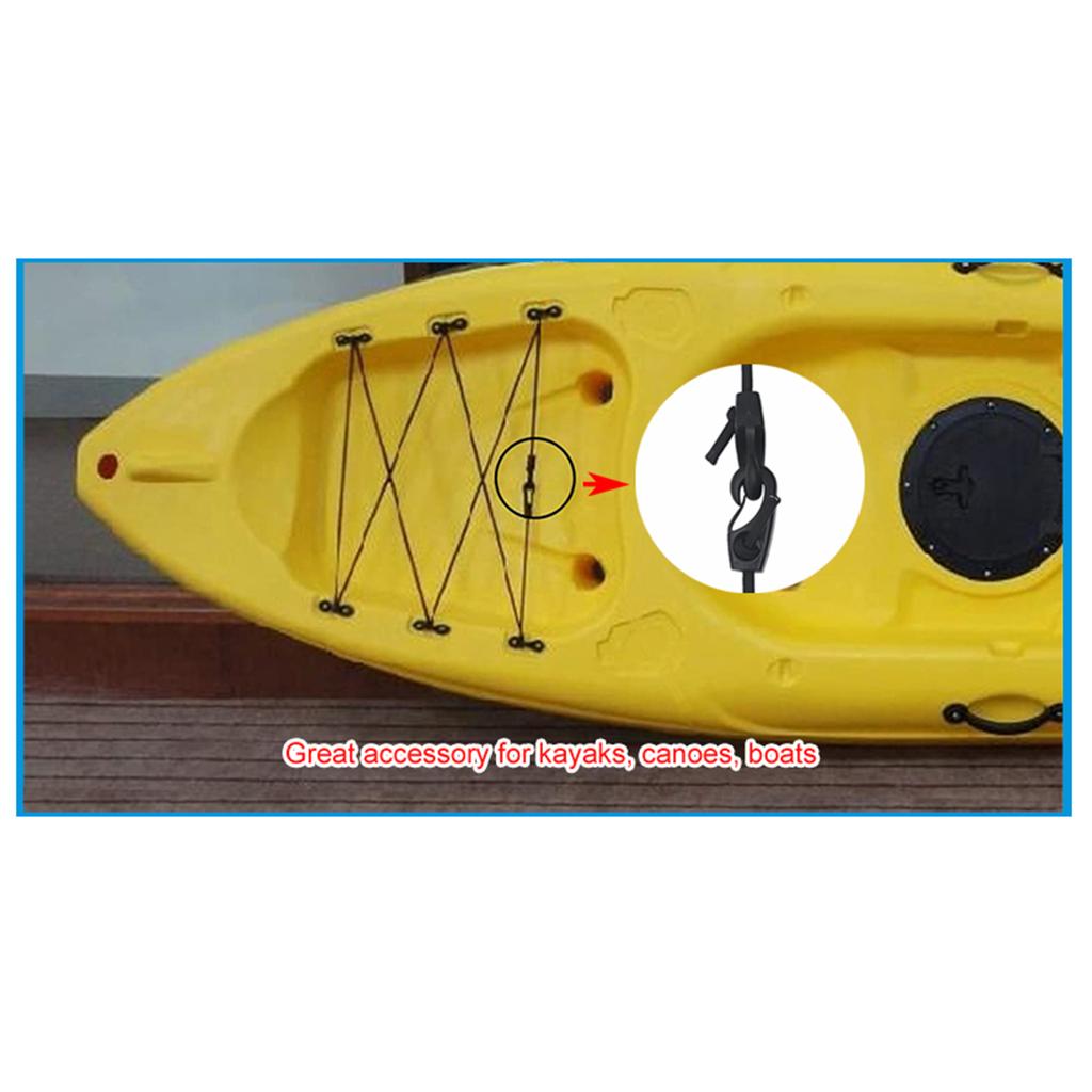 ナイロン製バンジーフック、耐水性プラスチック製ショックコード - Outdoor Adventure Kayak のレビューと価格