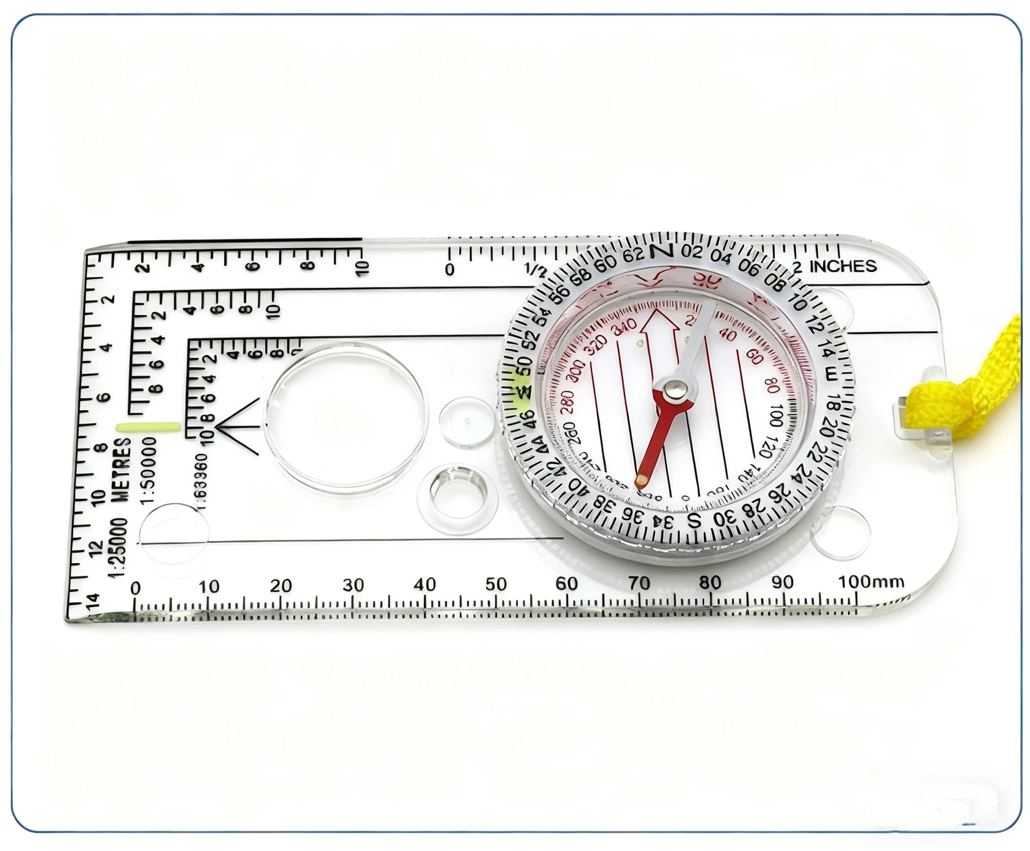 屋外オリエンテーリング用コンパス、地図読み取り用定規スケール - Map Compass Orienteering のレビューと価格