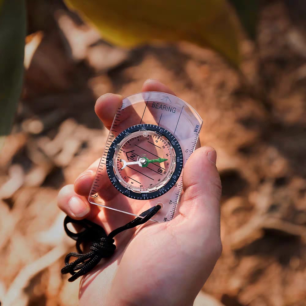 1 個の新しい屋外用ミニアクリル透明スケールコンパスマップ測 - Map Compass Orienteering のレビューと価格