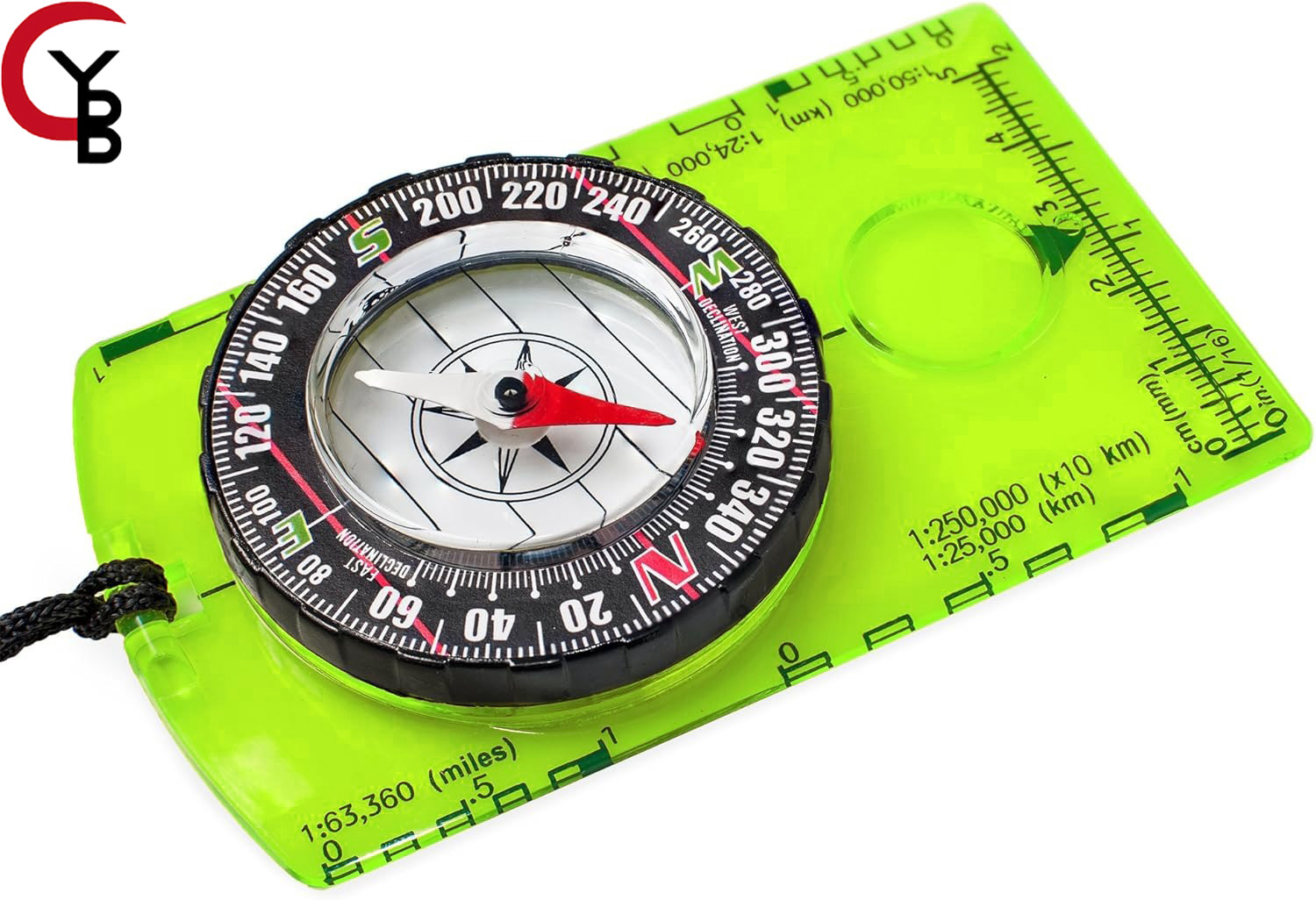 YANBIGUO オリエンテーリングコンパス ハイキングバッ - Map Compass Orienteering のレビューと価格