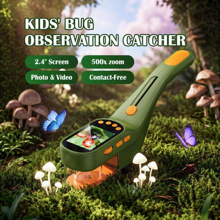 プラスチック製キッズ用昆虫観察器 500倍 HD顕微鏡 10 - Outdoor Adventure Kids のレビューと価格