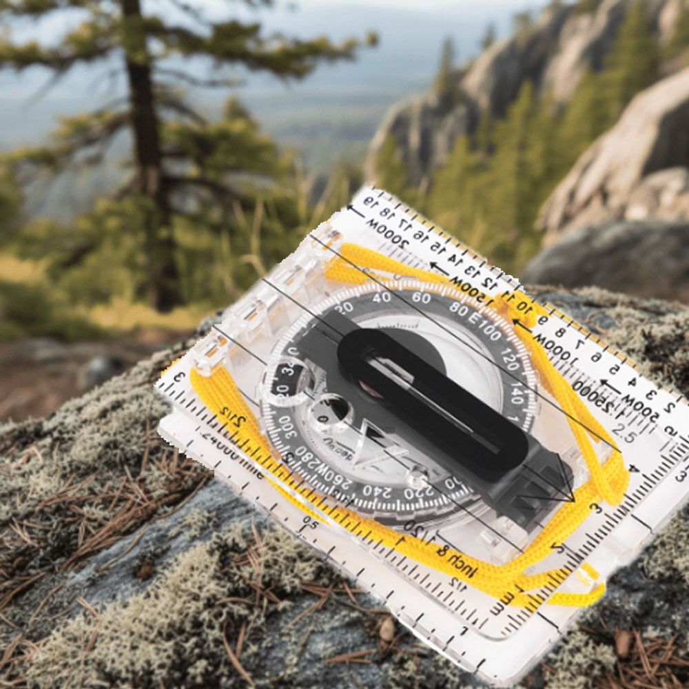 耐久性のある軽量オリエンテーリングコンパス透明定規ネックスト - Map Compass Orienteering のレビューと価格