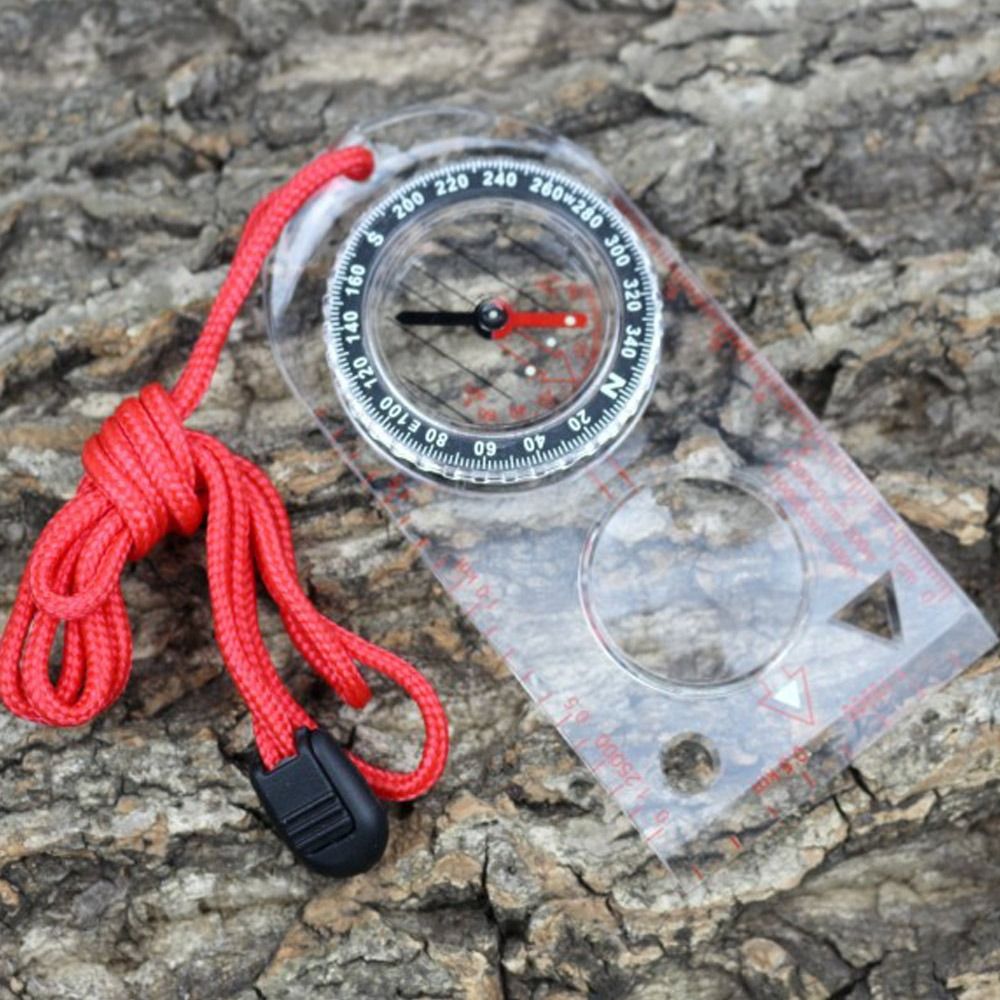 新しいアクリル製マップ定規コンパス 多機能ポータブルオリエン - Map Compass Orienteering のレビューと価格