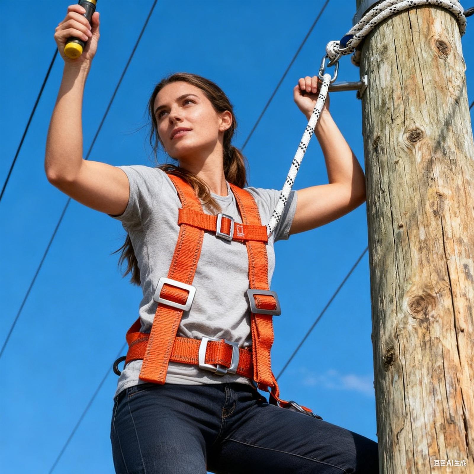 屋根作業用安全ハーネス、調整可能なアウトドア用具、建設作業用 - Harness Climbing Adjustable のレビューと価格